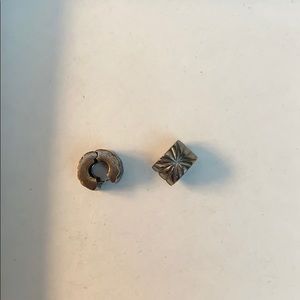 Pandora bracelet clips set of 2